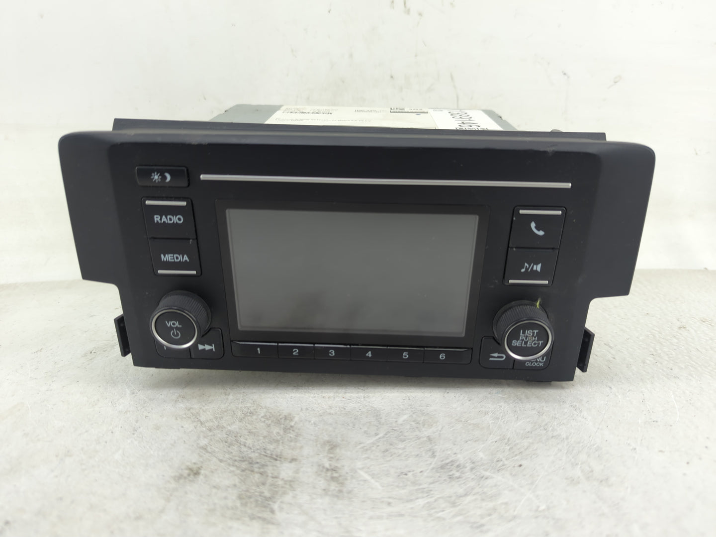 2018 Honda Civic Radio AM FM Cd Player Receiver Replacement P/N:39100-TBA-A22 Fits OEM Used Auto Parts - Oemusedautoparts1.c