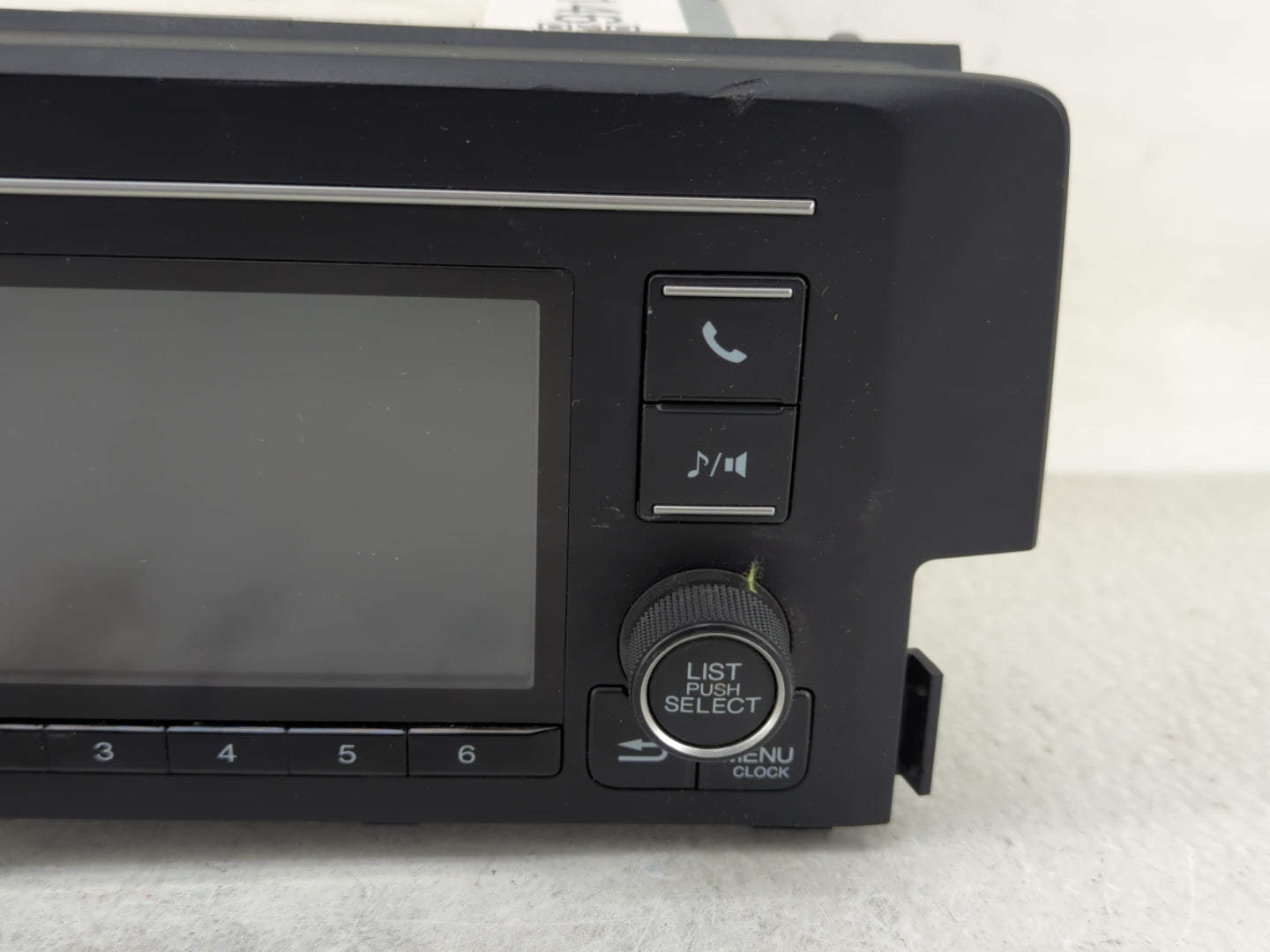 2018 Honda Civic Radio AM FM Cd Player Receiver Replacement P/N:39100-TBA-A22 Fits OEM Used Auto Parts - Oemusedautoparts1.c