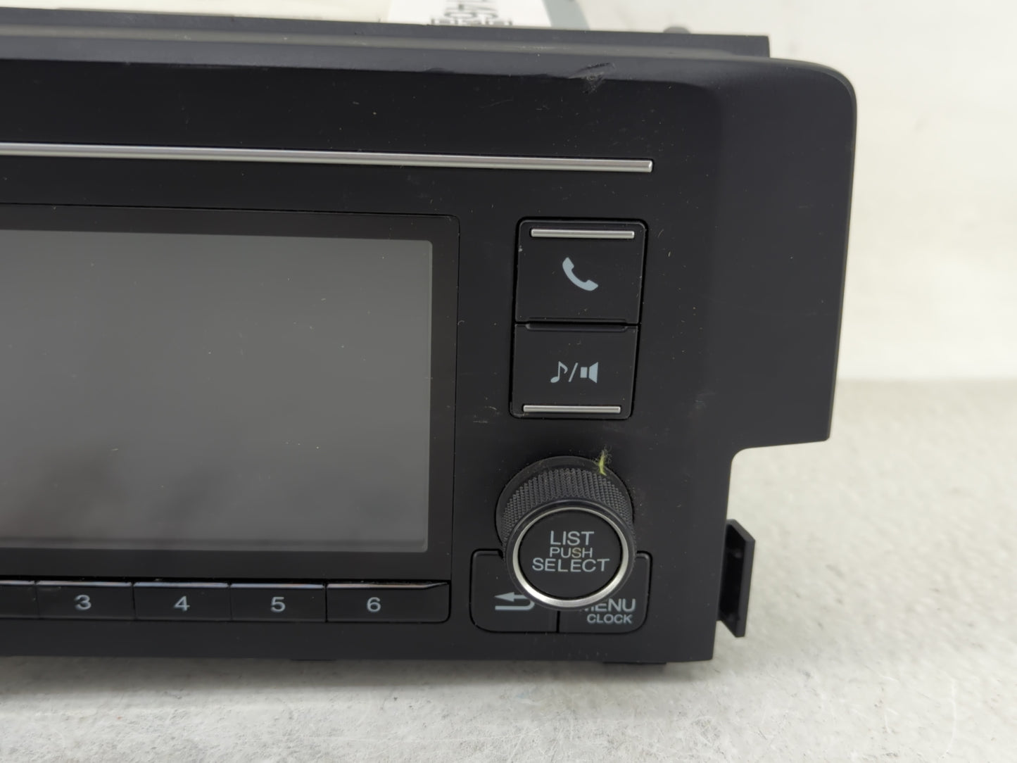 2018 Honda Civic Radio AM FM Cd Player Receiver Replacement P/N:39100-TBA-A22 Fits OEM Used Auto Parts - Oemusedautoparts1.c