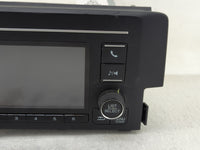 2018 Honda Civic Radio AM FM Cd Player Receiver Replacement P/N:39100-TBA-A22 Fits OEM Used Auto Parts - Oemusedautoparts1.c