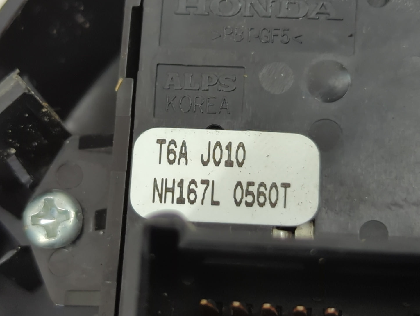 2017-2021 Honda Civic Master Power Window Switch Replacement Driver Side Left Fits Fits 2017 2018 2019 2020 2021 OEM Used Au