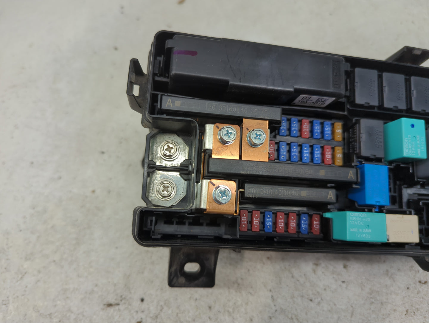 2017-2019 Honda Civic Fusebox Fuse Box Panel Relay Module P/N:TBA A210 A2 Fits Fits 2017 2018 2019 OEM Used Auto Parts - Oem
