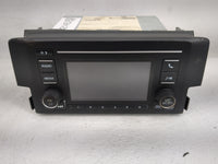 2018 Honda Civic Radio AM FM Cd Player Receiver Replacement P/N:39100-TBA-A21 Fits OEM Used Auto Parts - Oemusedautoparts1.c