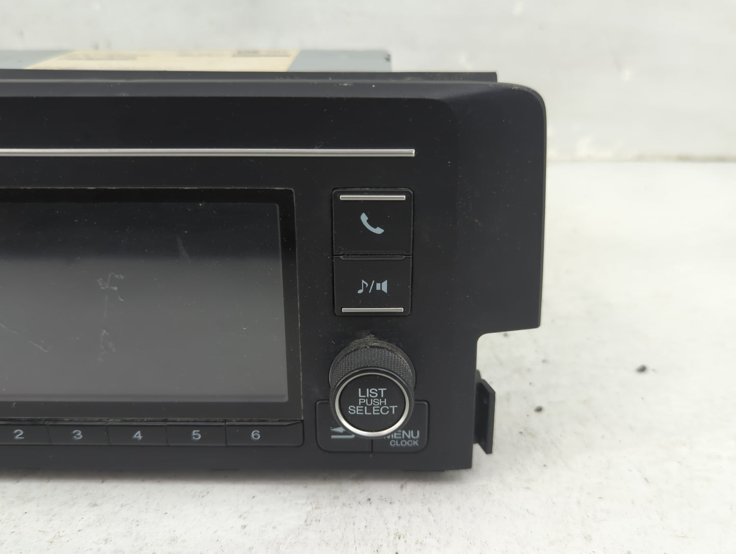 2018 Honda Civic Radio AM FM Cd Player Receiver Replacement P/N:39100-TBA-A21 Fits OEM Used Auto Parts - Oemusedautoparts1.c