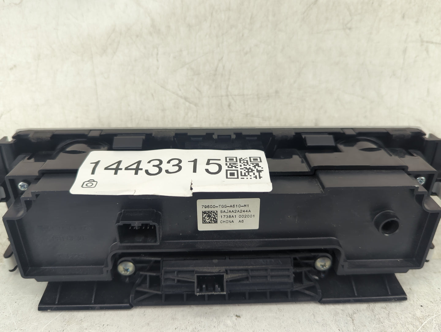2017-2018 Honda Civic Climate Control Module Temperature AC/Heater Replacement P/N:79600-TGG-A610-M1 Fits Fits 2017 2018 OEM