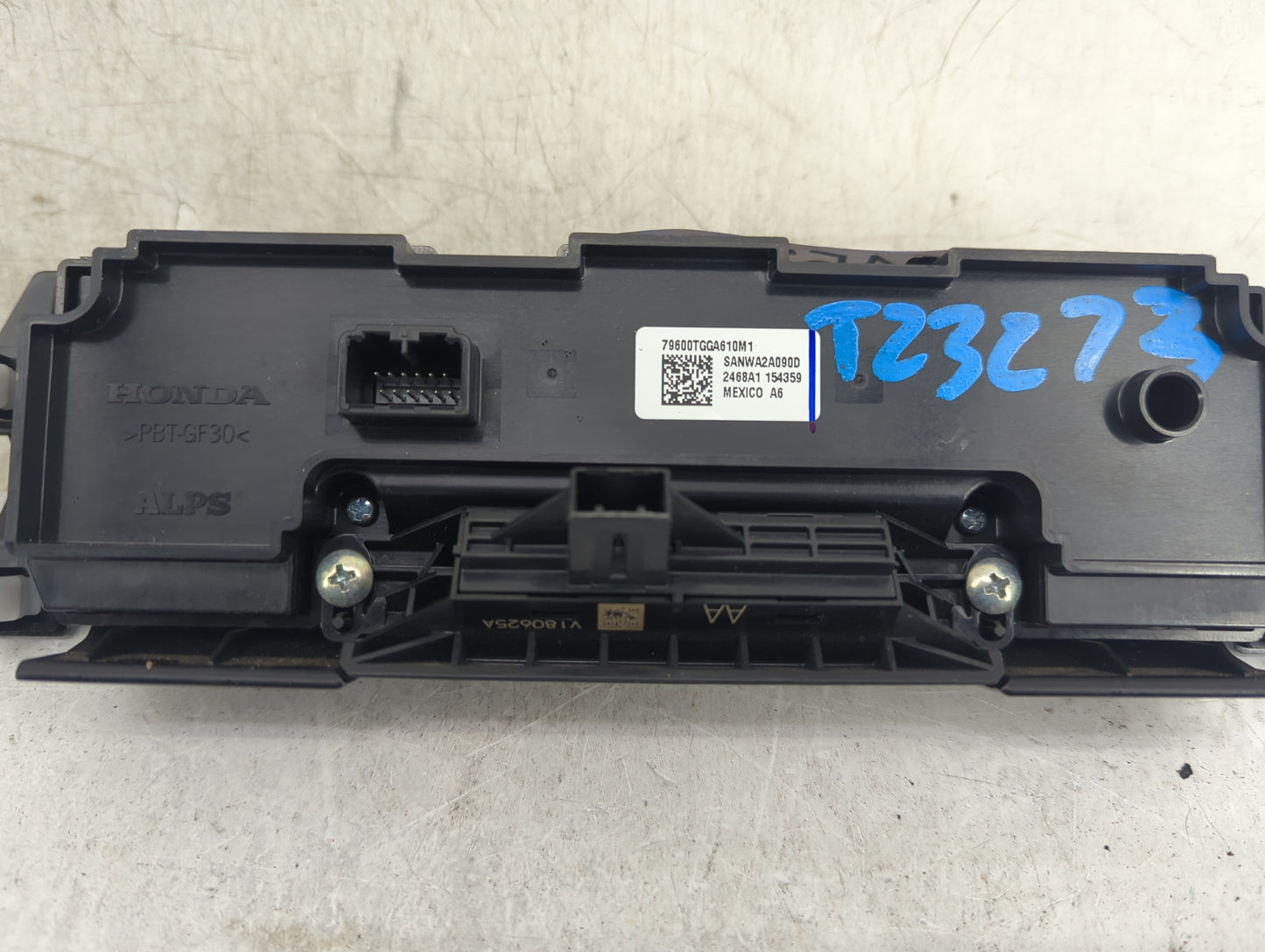 2016-2021 Honda Civic Climate Control Module Temperature AC/Heater Replacement P/N:79600TGGA610M1 SANWA2A090D Fits OEM Used 