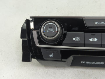 2016-2021 Honda Civic Climate Control Module Temperature AC/Heater Replacement P/N:79600TGGA610M1 SANWA2A605A Fits OEM Used Auto Parts