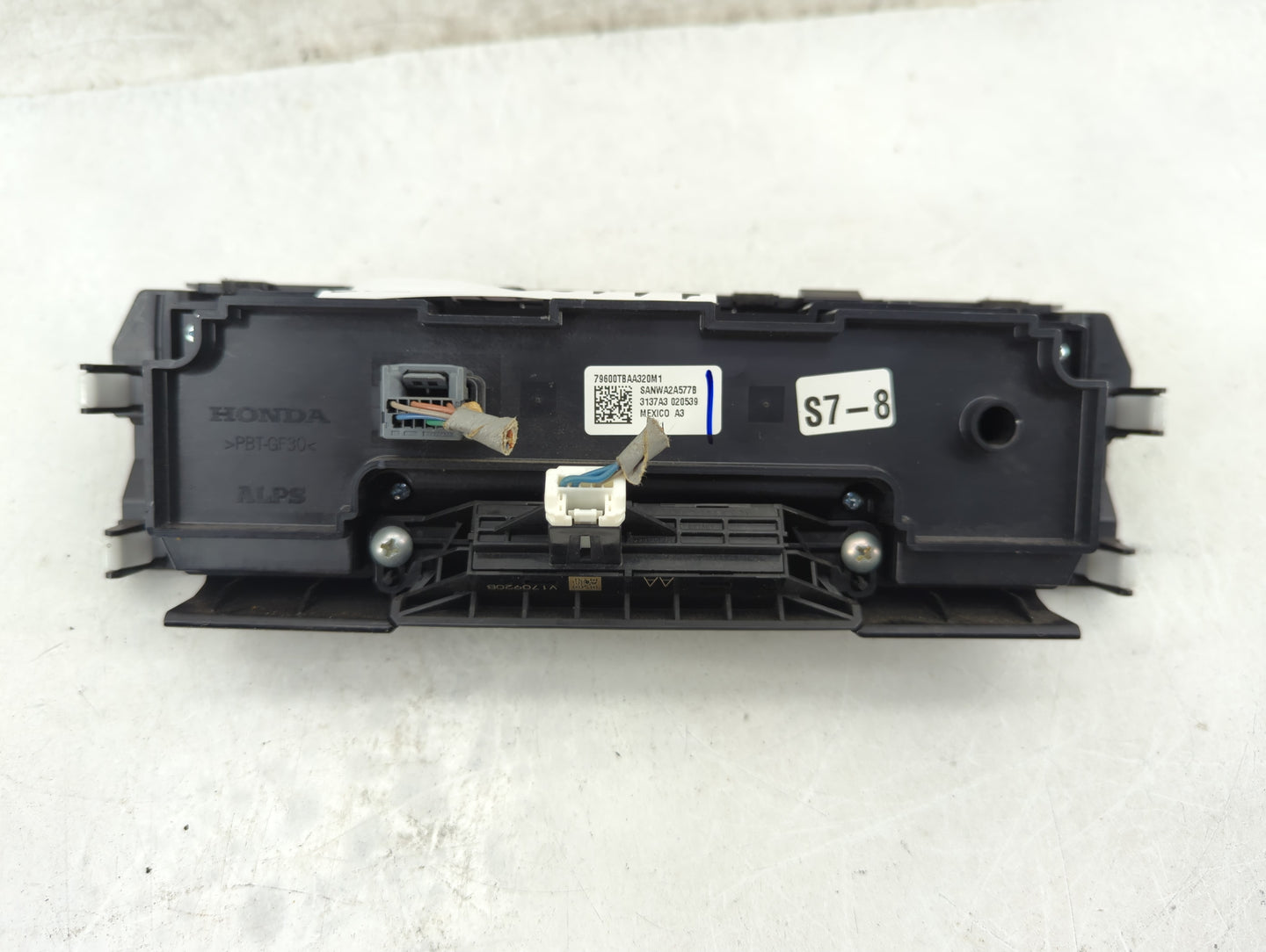 2016-2021 Honda Civic Climate Control Module Temperature AC/Heater Replacement P/N:79600TBAA320M1 SANWA2A577B Fits OEM Used 