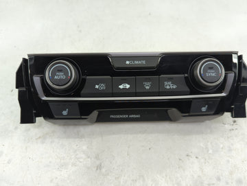 2017-2018 Honda Civic Climate Control Module Temperature AC/Heater Replacement P/N:79600TGGA610M1 Fits Fits 2017 2018 OEM Us