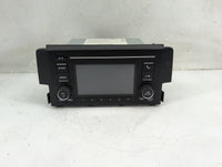 2018 Honda Civic Radio AM FM Cd Player Receiver Replacement P/N:39100-TGG-A510-M1 Fits OEM Used Auto Parts - Oemusedautopart