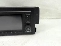 2018 Honda Civic Radio AM FM Cd Player Receiver Replacement P/N:39100-TGG-A510-M1 Fits OEM Used Auto Parts - Oemusedautopart