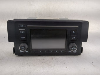 compare product 2018 Honda Civic Radio AM FM Cd Player Receiver Replacement P/N:39100-TBA-A2 Fits OEM Used Auto Parts