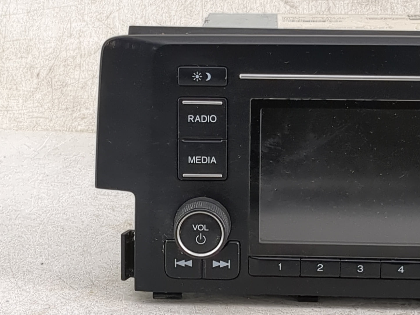 2018 Honda Civic Radio AM FM Cd Player Receiver Replacement P/N:39100-TBA-A2 Fits OEM Used Auto Parts - Oemusedautoparts1.co