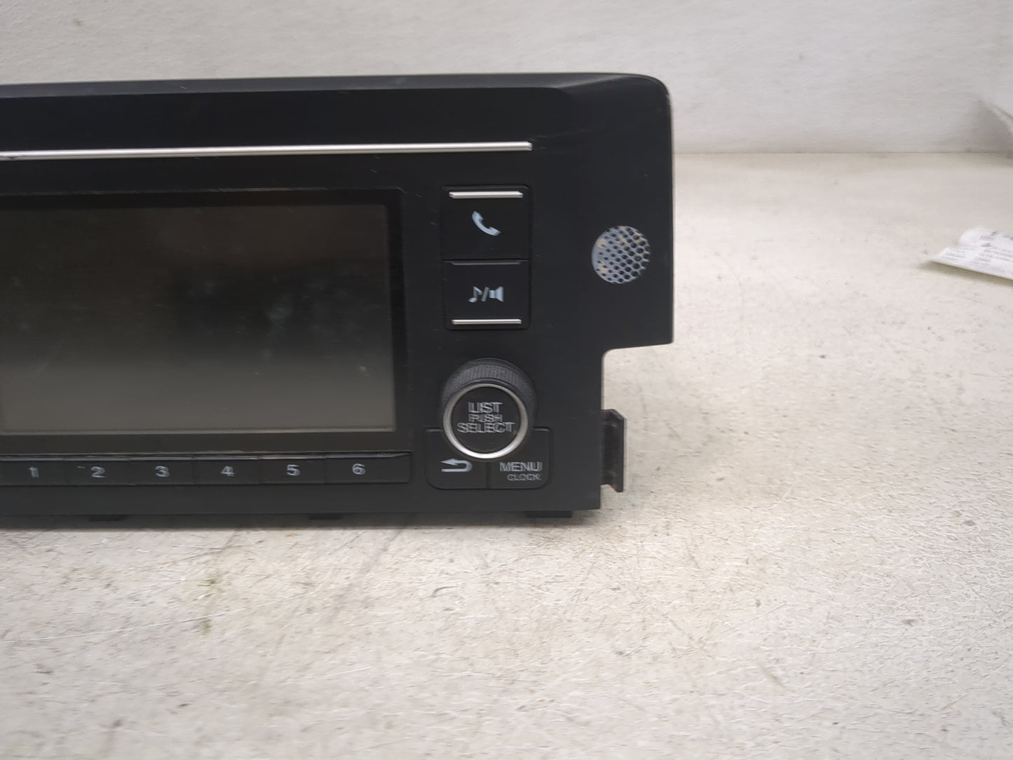 2018 Honda Civic Radio AM FM Cd Player Receiver Replacement P/N:39101-TBA-A41 CY-VH1RNJAX Fits OEM Used Auto Parts - Oemused