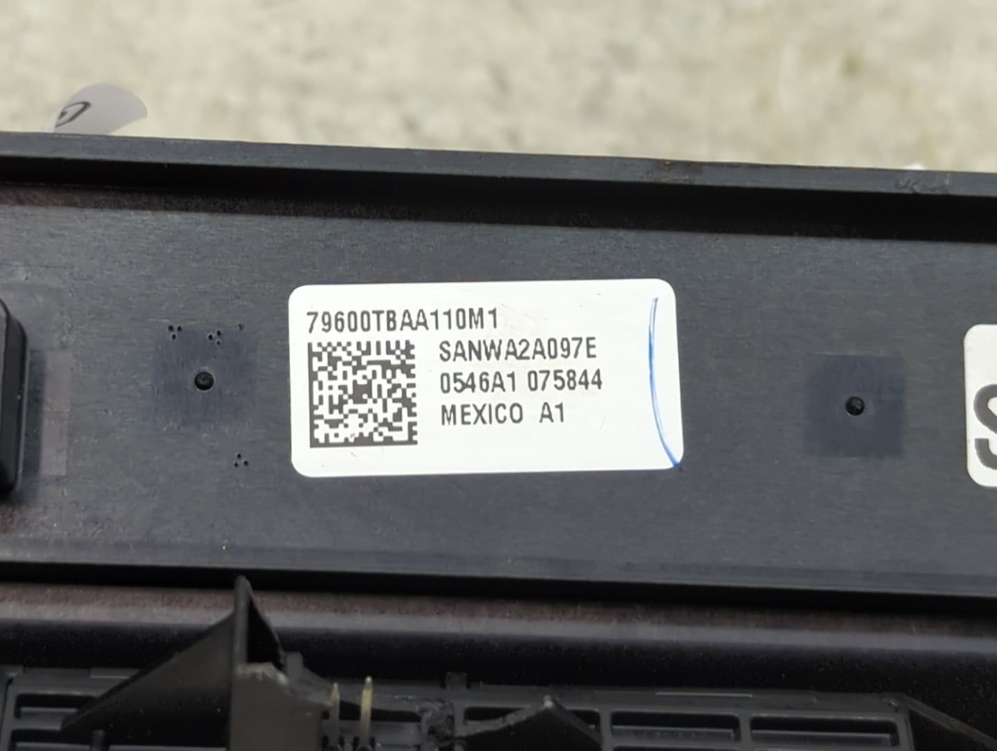 2016-2021 Honda Civic Climate Control Module Temperature AC/Heater Replacement P/N:79600TBAA110M1 SANWA2A097E Fits OEM Used 