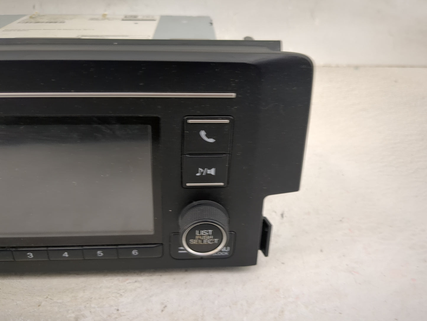 2018 Honda Civic Radio AM FM Cd Player Receiver Replacement P/N:39100-TBA-A21 CV-RH17N0CX Fits OEM Used Auto Parts - Oemused