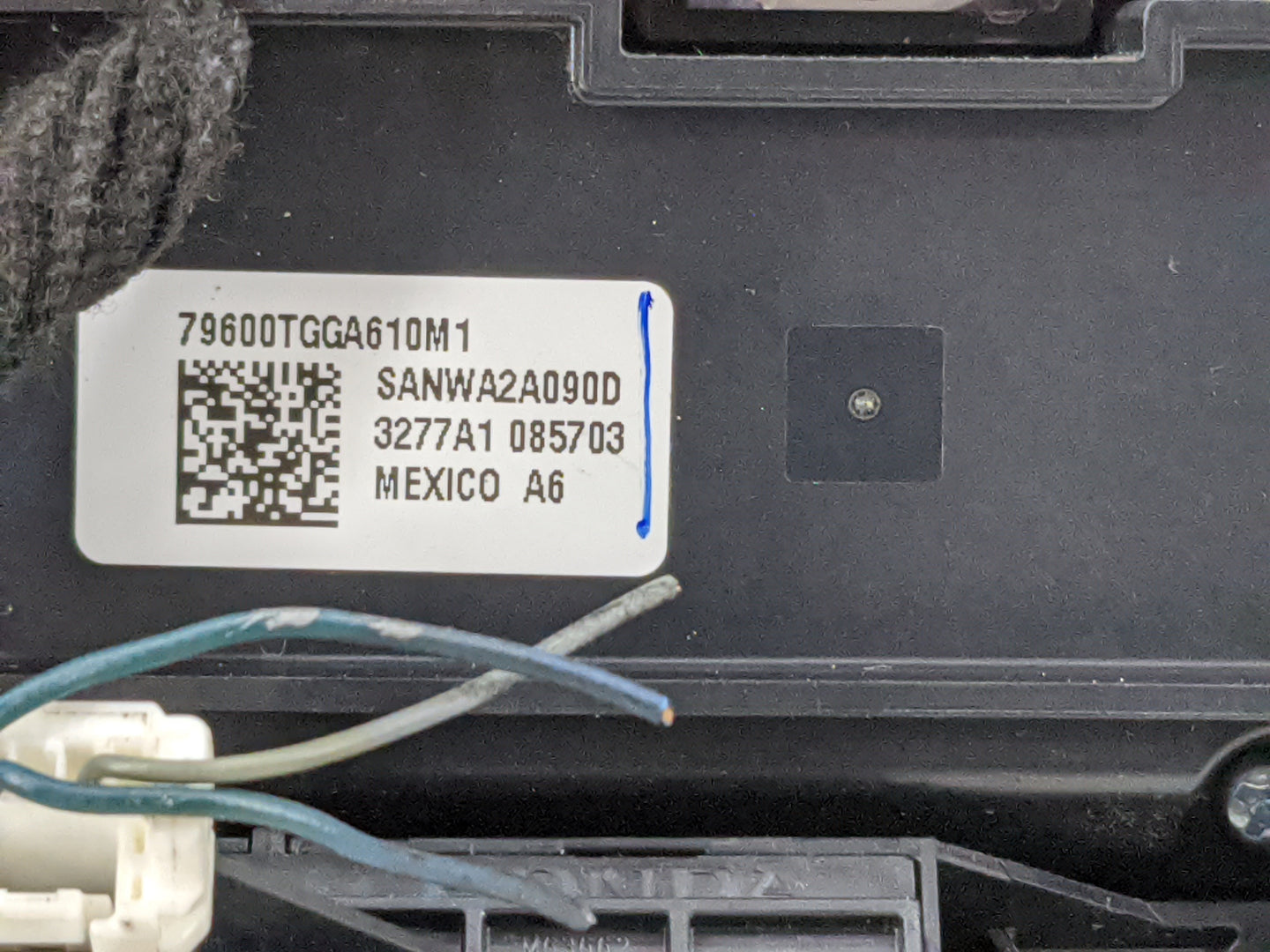 2017-2018 Honda Civic Climate Control Module Temperature AC/Heater Replacement P/N:79600TGGA610M1 SANWA2A090D Fits Fits 2017