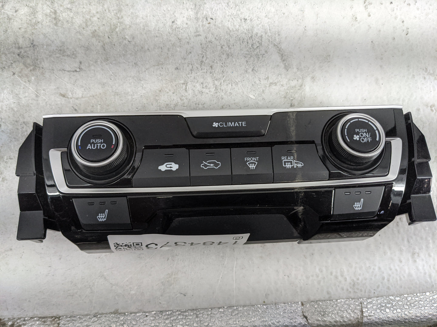 2016-2018 Honda Civic Climate Control Module Temperature AC/Heater Replacement P/N:79600TBAC420M1 SANWA2A575B Fits OEM Used 