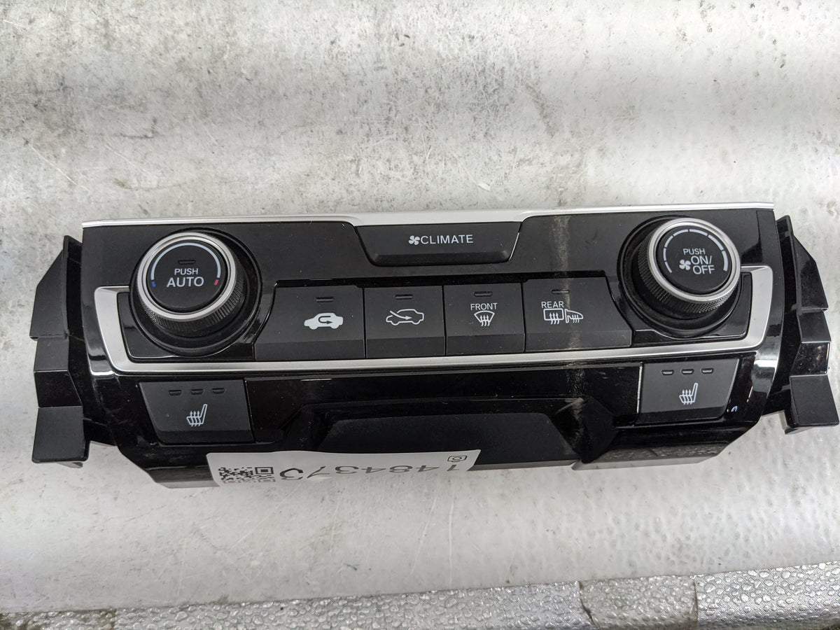 2016-2018 Honda Civic Climate Control Module Temperature AC/Heater Replacement P/N:79600TBAC420M1 SANWA2A575B Fits OEM Used 