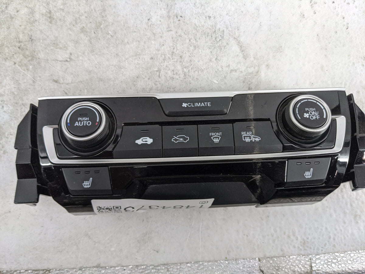 2016-2018 Honda Civic Climate Control Module Temperature AC/Heater Replacement P/N:79600TBAC420M1 SANWA2A575B Fits OEM Used 