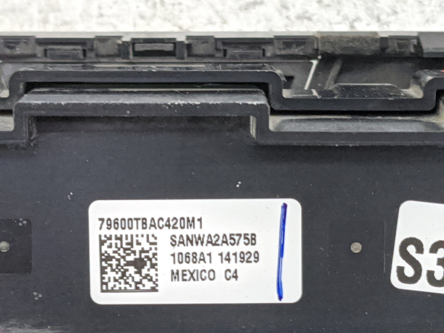 2016-2018 Honda Civic Climate Control Module Temperature AC/Heater Replacement P/N:79600TBAC420M1 SANWA2A575B Fits OEM Used 