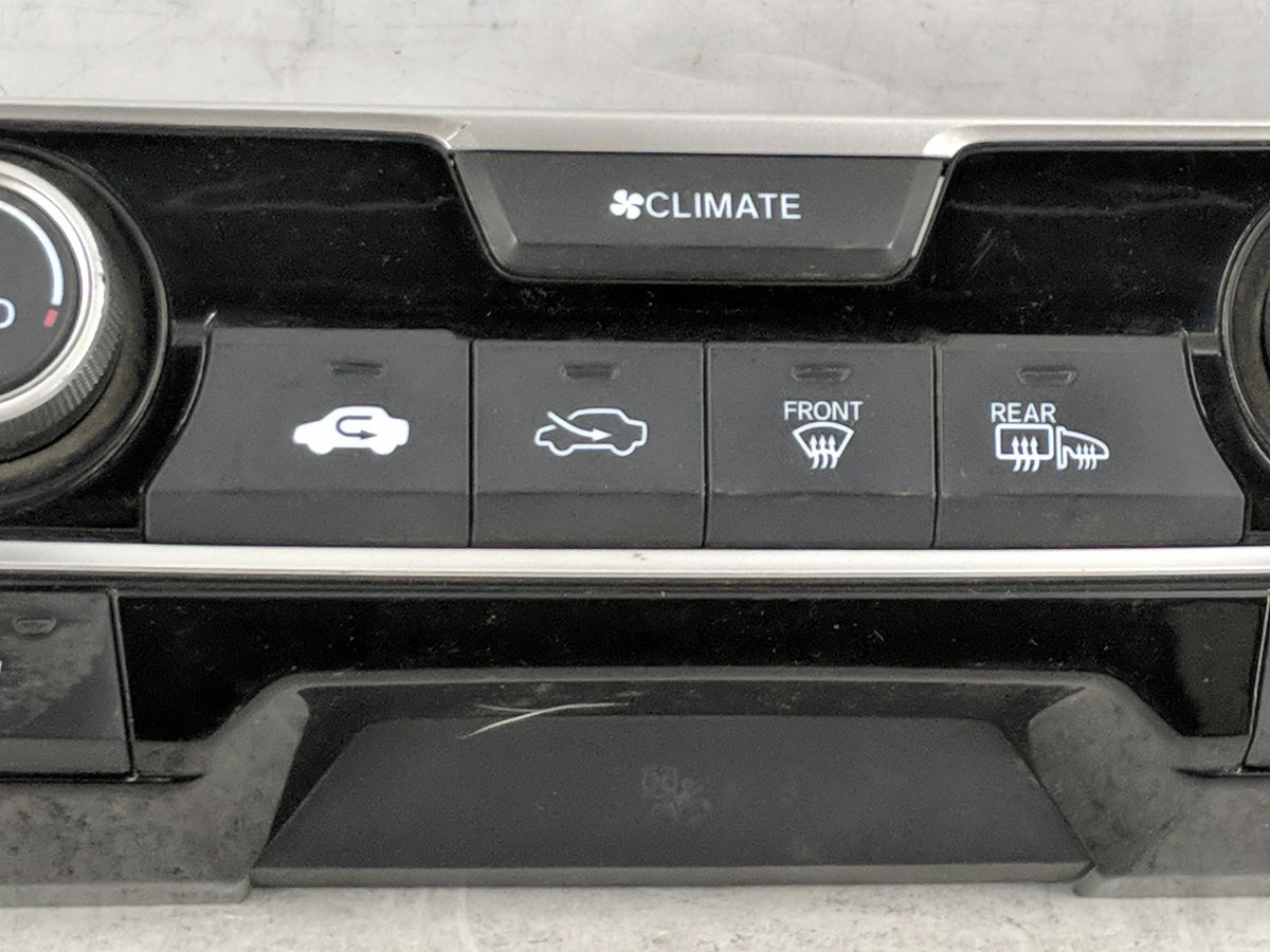 2016-2018 Honda Civic Climate Control Module Temperature AC/Heater Replacement P/N:79600TBAC420M1 SANWA2A575B Fits OEM Used 