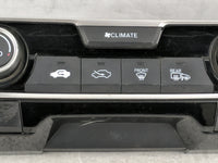 2016-2018 Honda Civic Climate Control Module Temperature AC/Heater Replacement P/N:79600TBAC420M1 SANWA2A575B Fits OEM Used 