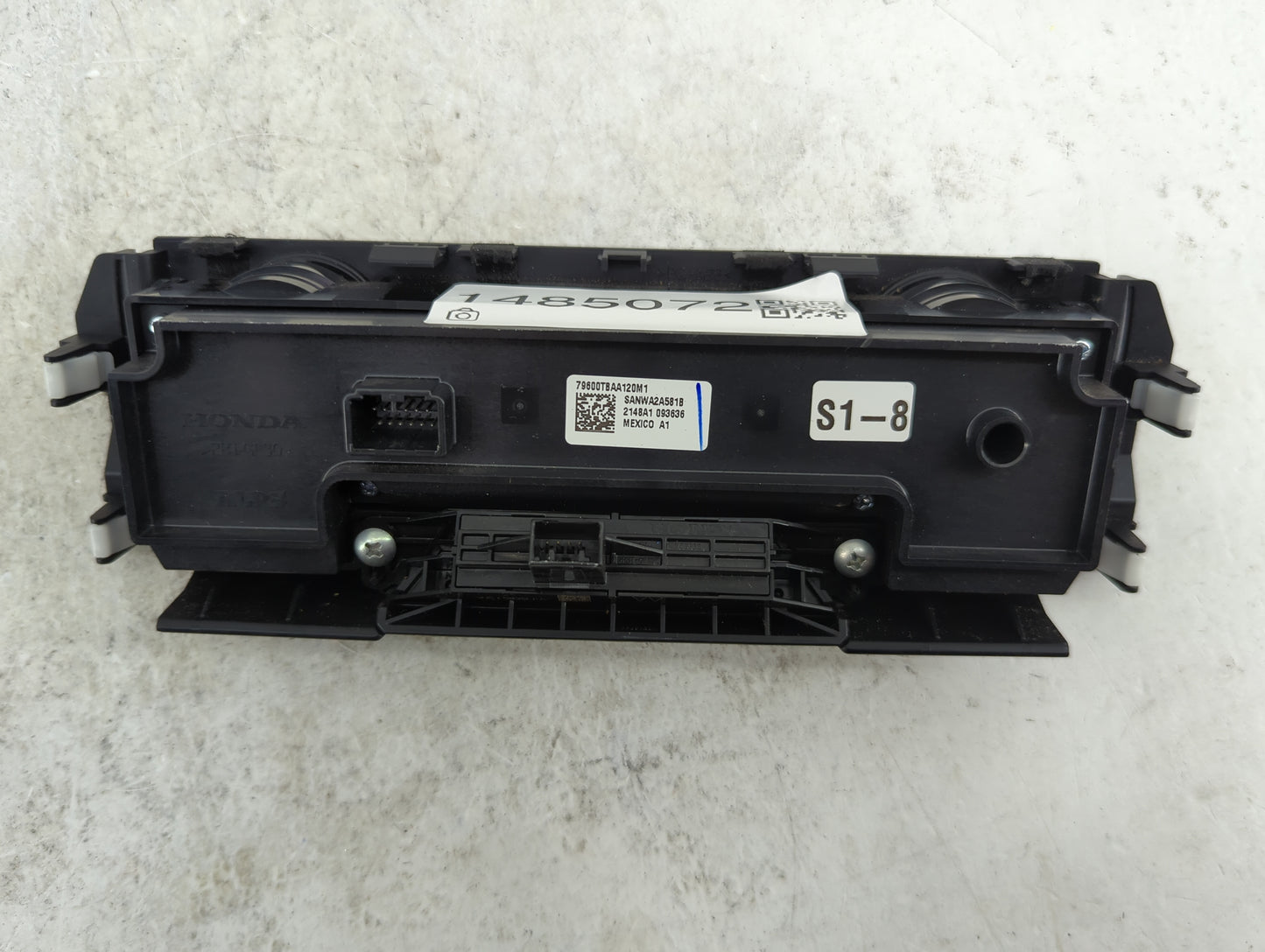 2016-2021 Honda Civic Climate Control Module Temperature AC/Heater Replacement P/N:79600TBAA120M1 SANWA2A581B Fits OEM Used 