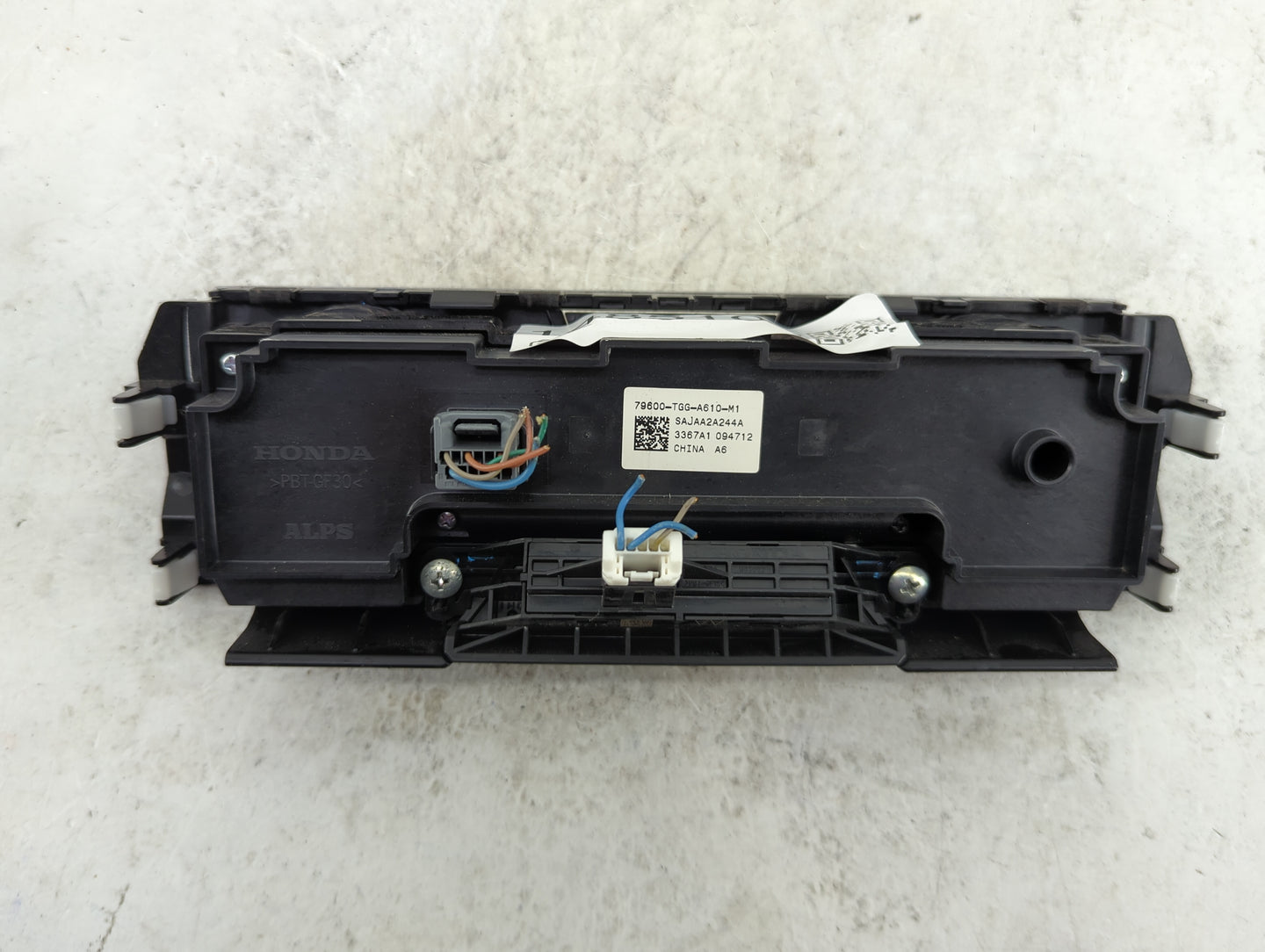 2017-2018 Honda Civic Climate Control Module Temperature AC/Heater Replacement P/N:79600-TGG-A610-M1 Fits Fits 2017 2018 OEM