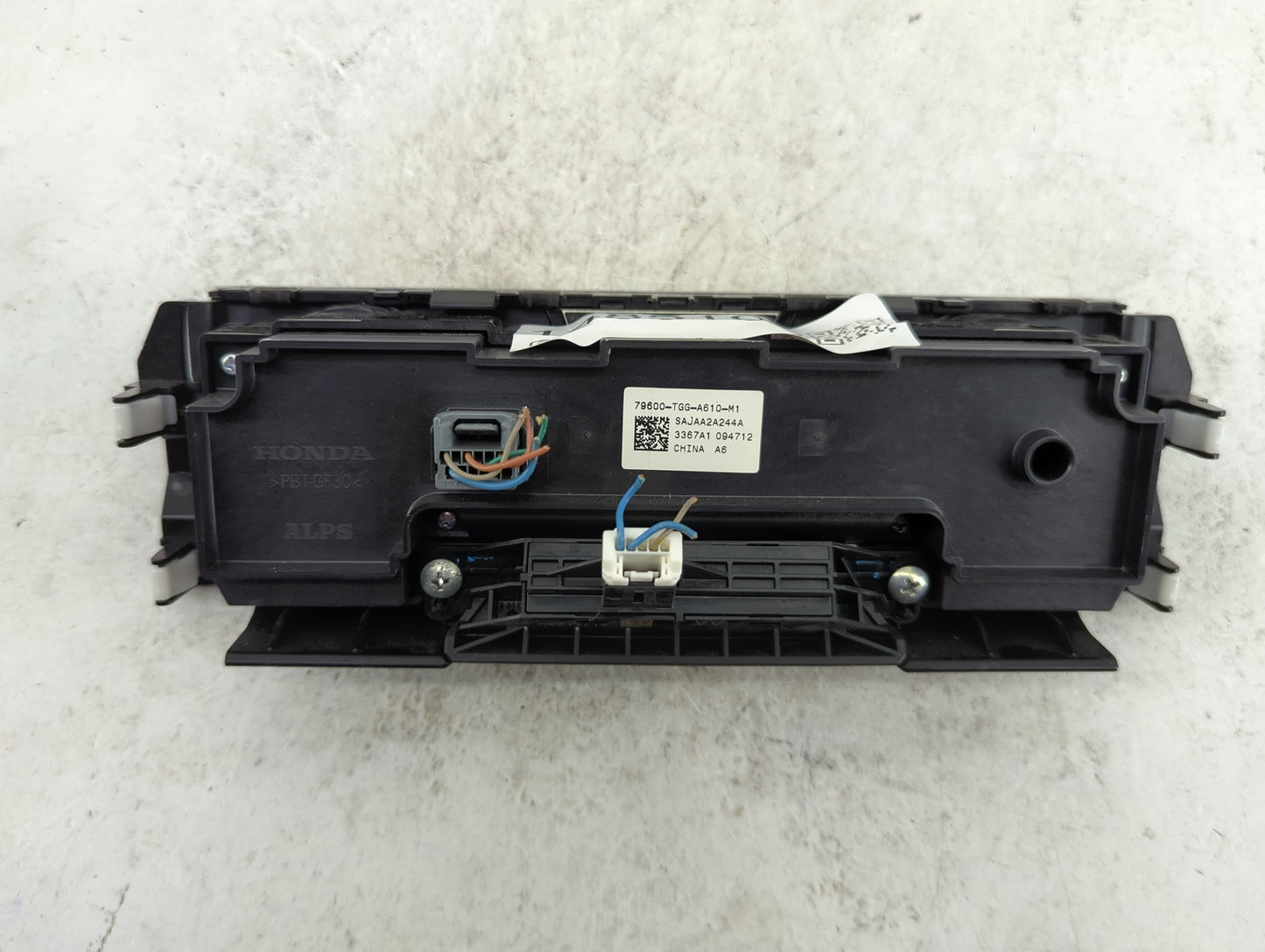 2017-2018 Honda Civic Climate Control Module Temperature AC/Heater Replacement P/N:79600-TGG-A610-M1 Fits Fits 2017 2018 OEM