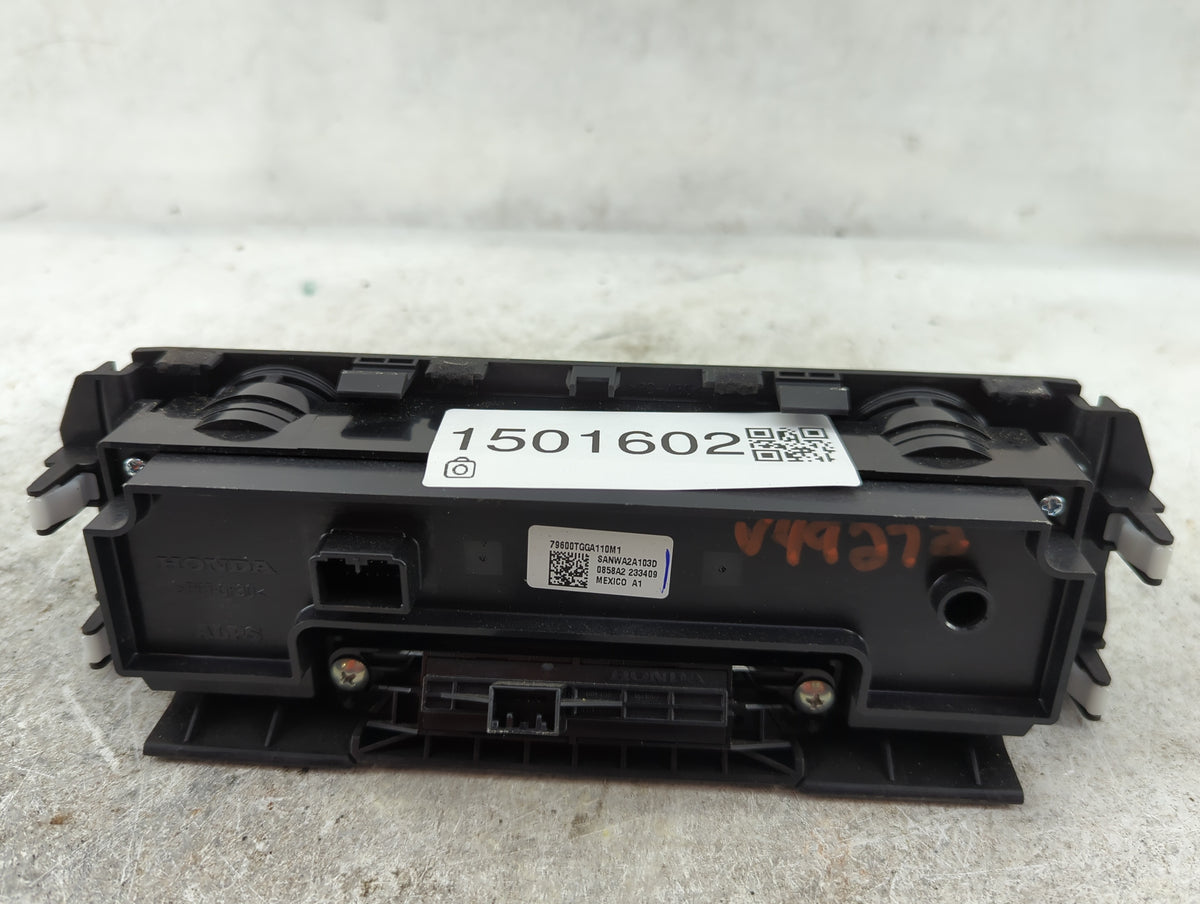 2017-2021 Honda Civic Climate Control Module Temperature AC/Heater Replacement P/N:79600TGGA110M1 Fits OEM Used Auto Parts -