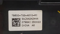 2017-2018 Honda Civic Climate Control Module Temperature AC/Heater Replacement P/N:79600-TGG-A610-M1 79600TGGA610M1 Fits OEM