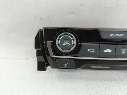 2017-2021 Honda Civic Climate Control Module Temperature AC/Heater Replacement P/N:79600TGGA111M1 79600-TGG-A110-M1 Fits OEM Used Auto Parts