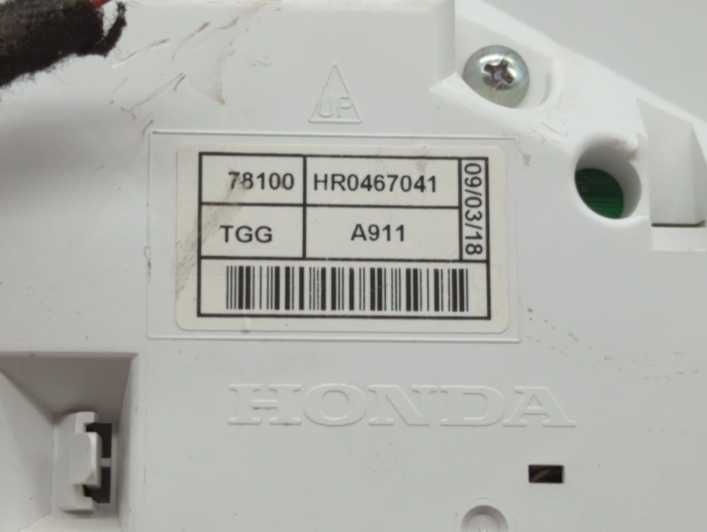 2018 Honda Civic Instrument Cluster Speedometer Gauges P/N:HR0467041 Fits OEM Used Auto Parts - Oemusedautoparts1.com