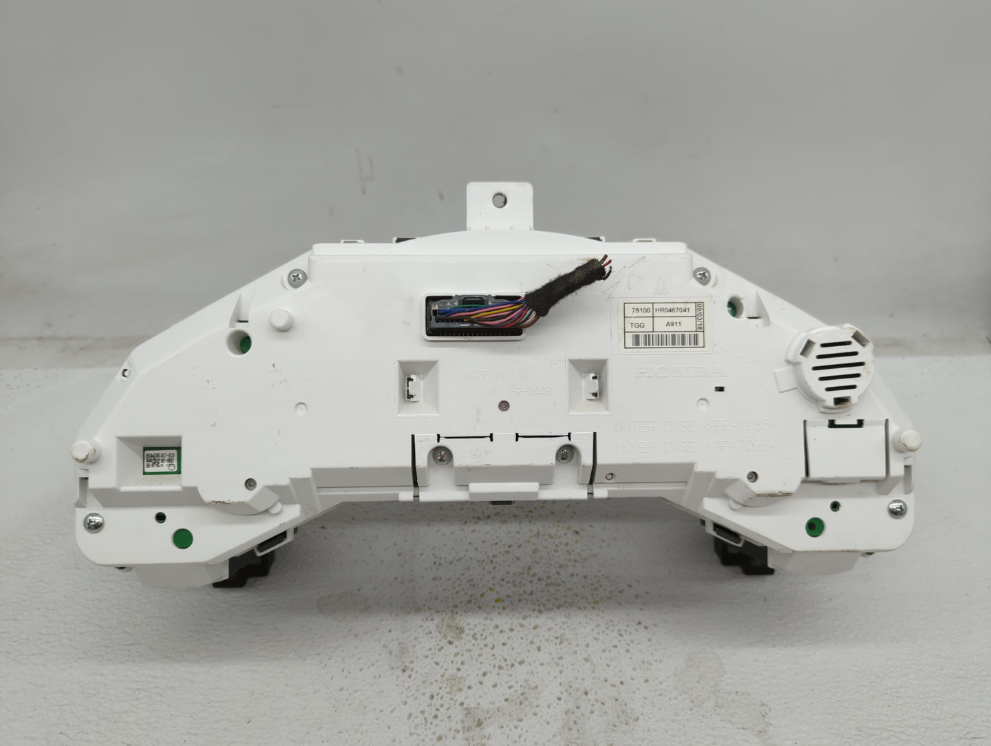 2018 Honda Civic Instrument Cluster Speedometer Gauges P/N:HR0467041 Fits OEM Used Auto Parts - Oemusedautoparts1.com