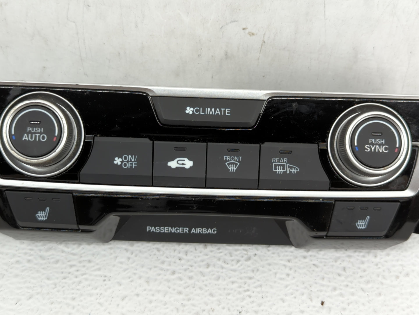 2016-2018 Honda Civic Climate Control Module Temperature AC/Heater Replacement P/N:79600-TGG-A610-M1 79600TGGA610M1 Fits OEM