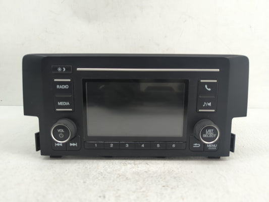 2018 Honda Civic Climate Control Module Temperature AC/Heater Replacement P/N:39100-TGG-A510-M1 Fits OEM Used Auto Parts - O