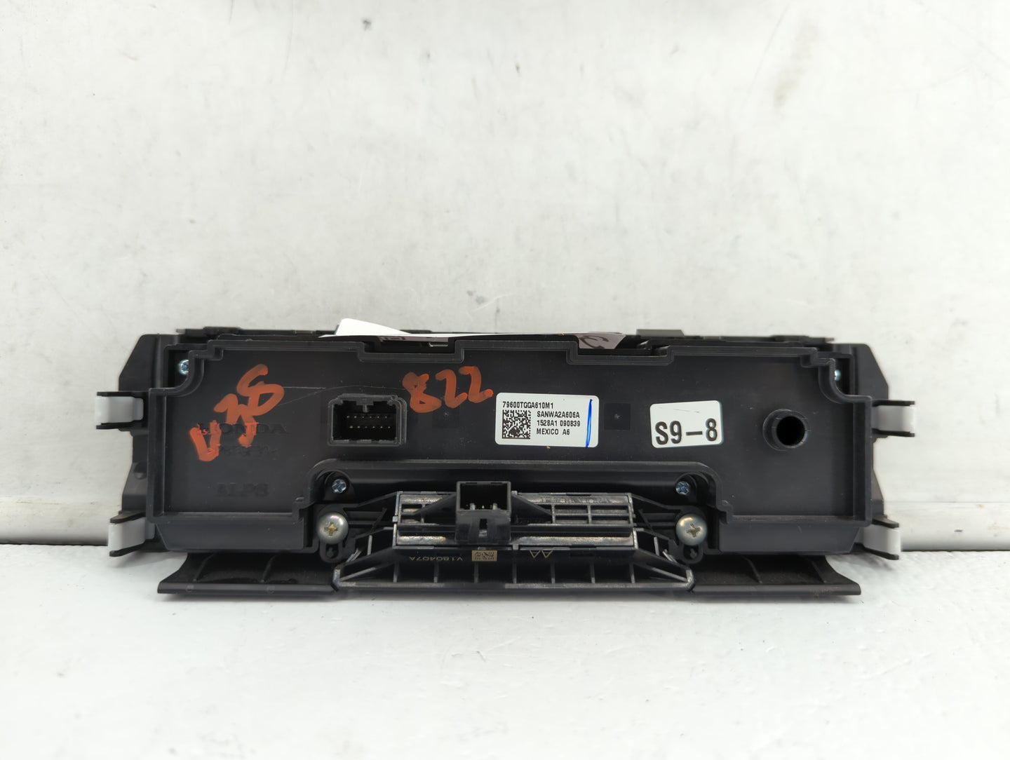2016-2018 Honda Civic Climate Control Module Temperature AC/Heater Replacement P/N:79600-TGG-A610-M1 79600TGGA610M1 Fits OEM