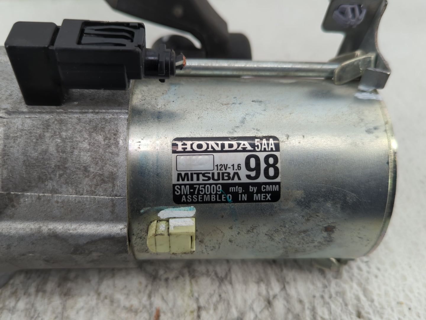 2016-2017 Honda Civic Car Starter Motor Solenoid OEM P/N:SM-75009 Fits Fits 2016 2017 2020 OEM Used Auto Parts - Oemusedauto