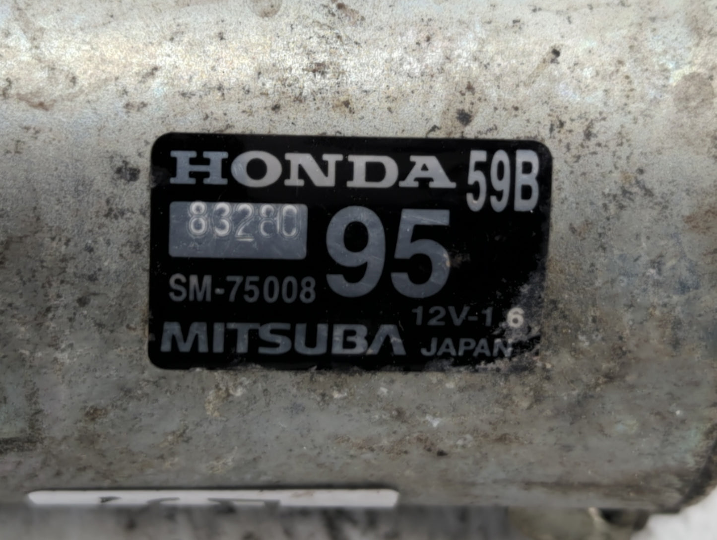 2016-2017 Honda Civic Car Starter Motor Solenoid OEM P/N:SM-75008 Fits Fits 2016 2017 2020 OEM Used Auto Parts - Oemusedauto