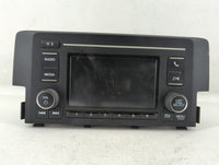 2018 Honda Civic Radio AM FM Cd Player Receiver Replacement P/N:39100-TBA-A21 39100-TBA-A22 Fits OEM Used Auto Parts - Oemus