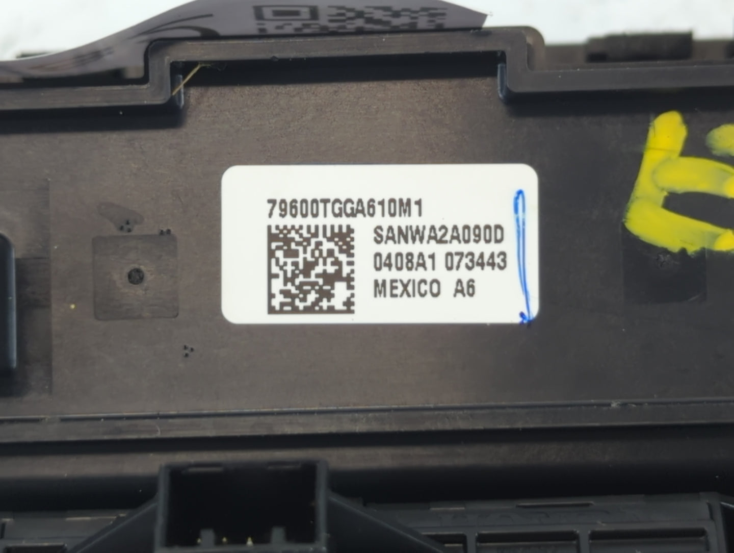 2017-2018 Honda Civic Climate Control Module Temperature AC/Heater Replacement P/N:79600TGGA610M1 0408A1 073443 Fits OEM Use