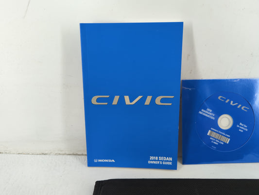 2018 Honda Civic Owners Manual Book Guide OEM Used Auto Parts