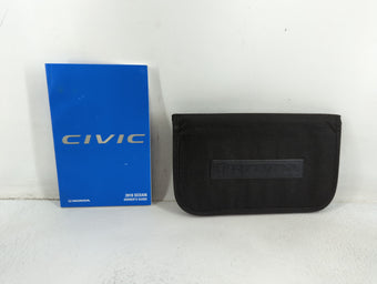 compare product 2018 Honda Civic Owners Manual Book Guide P/N:00X31-TBA-G200 31TBAG20 OEM Used Auto Parts