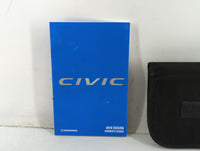 2018 Honda Civic Owners Manual Book Guide P/N:00X31-TBA-G200 31TBAG20 OEM Used Auto Parts - Oemusedautoparts1.com