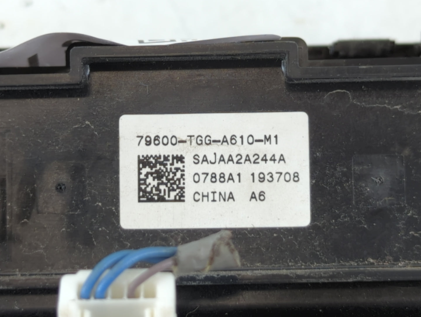 2017-2018 Honda Civic Climate Control Module Temperature AC/Heater Replacement P/N:79600-TGG-A610-M1 Fits Fits 2017 2018 OEM