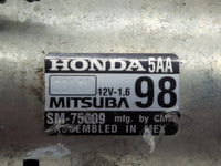 2016-2017 Honda Civic Car Starter Motor Solenoid OEM P/N:SM-75009 Fits Fits 2016 2017 2020 OEM Used Auto Parts - Oemusedauto