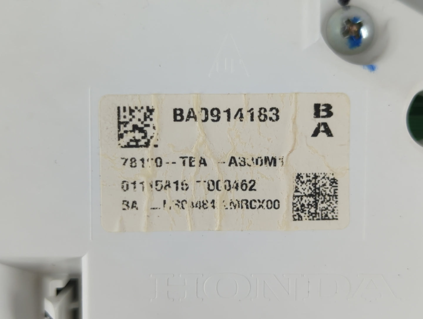 2016-2018 Honda Civic Instrument Cluster Speedometer Gauges P/N:BA0914183 Fits Fits 2016 2017 2018 OEM Used Auto Parts - Oem