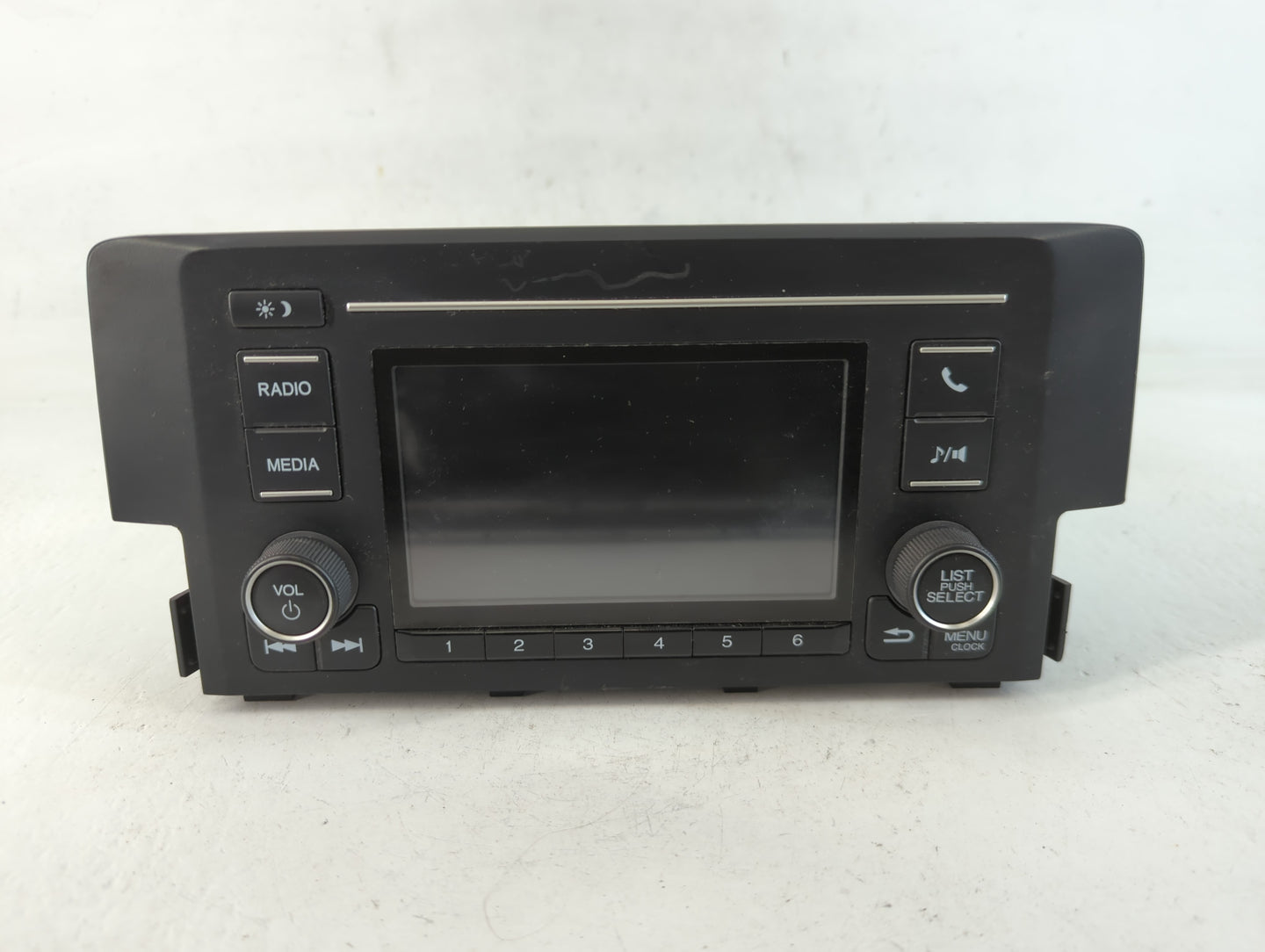2018 Honda Civic Radio AM FM Cd Player Receiver Replacement P/N:39100-TBA-A21 Fits OEM Used Auto Parts - Oemusedautoparts1.c