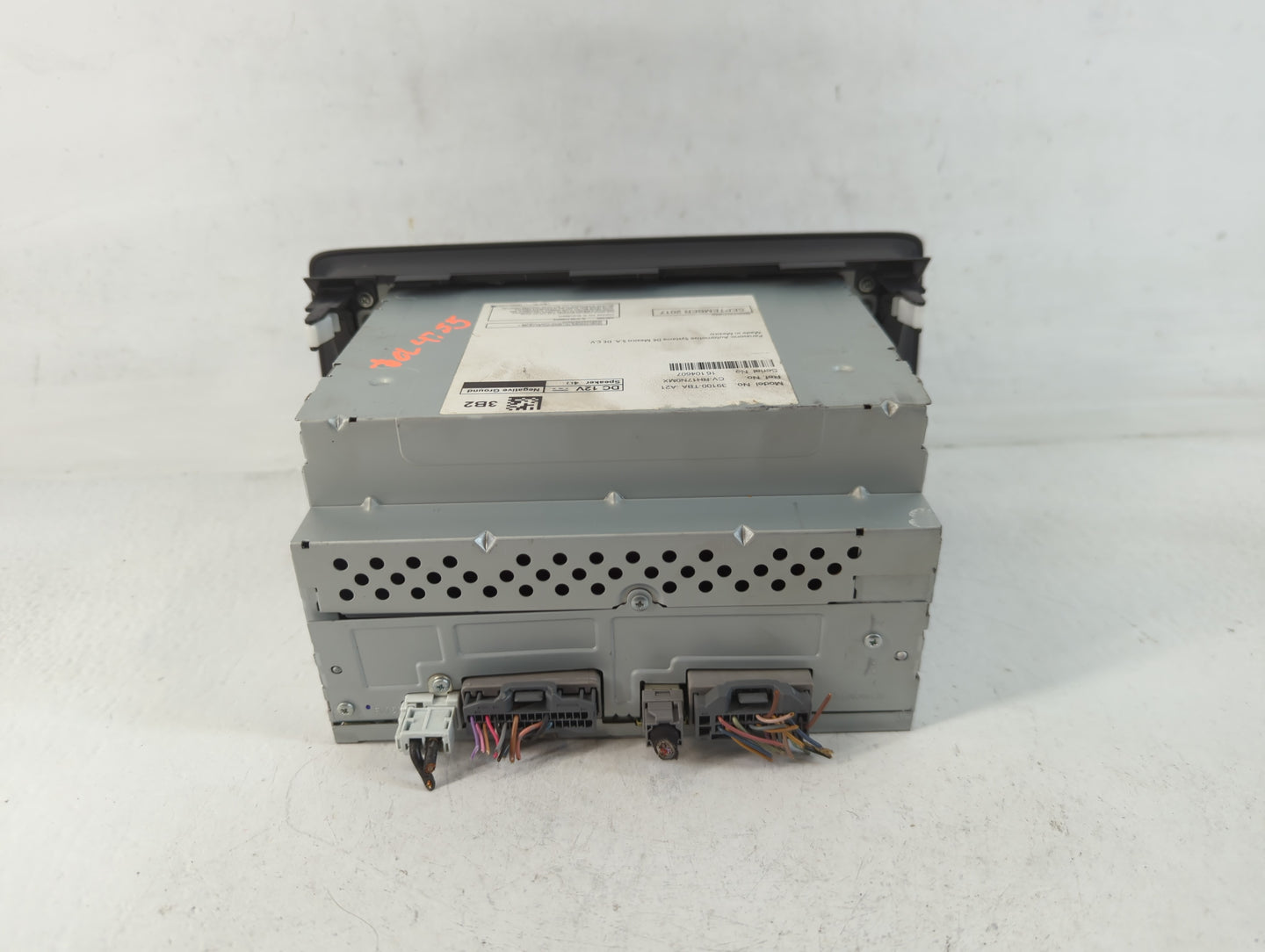 2018 Honda Civic Radio AM FM Cd Player Receiver Replacement P/N:39100-TBA-A21 Fits OEM Used Auto Parts - Oemusedautoparts1.c